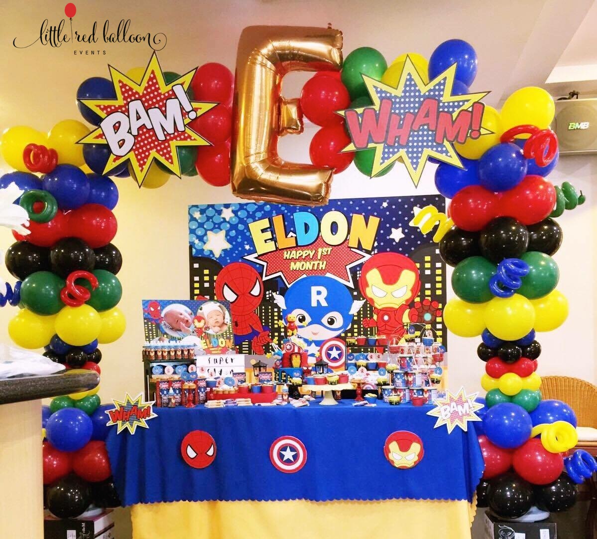 balloon-decoration-super-heroes